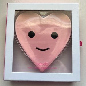 Ban.do Pink Heart Porcelain Jewelry Dish | Happy Face  Bando